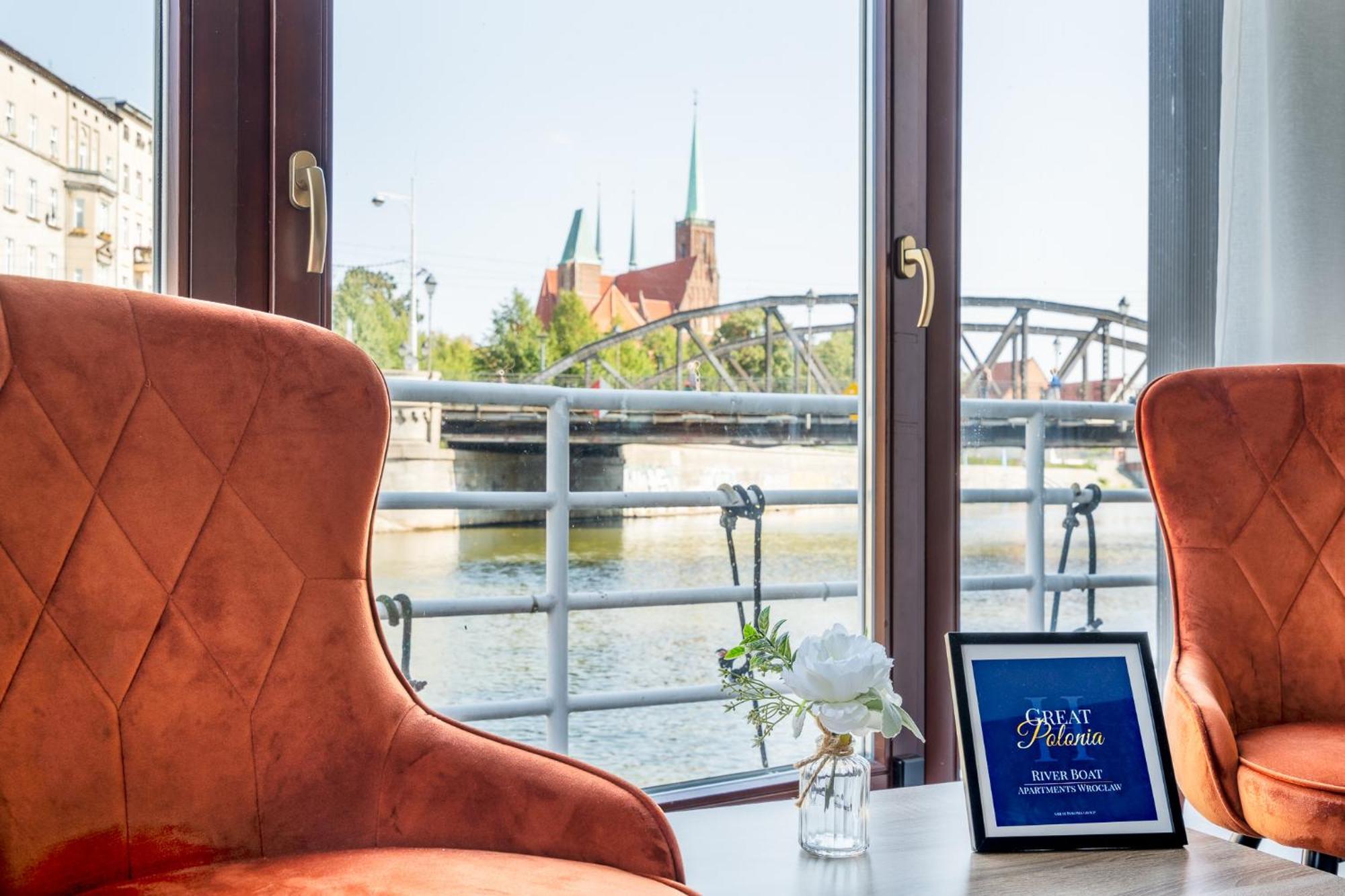 Great Polonia River Boat Apartments Wrocław Kültér fotó